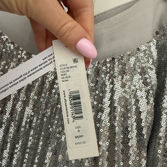 •NWT• Alice & Olivia Ivey Sequin Maxi Skirt - Picture 6 of 9